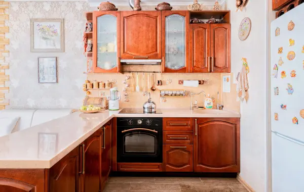 Фото Кухня ЗОВ заказ ТШ846 Ольха 3 тип 4