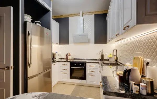Фото Кухня ВШ739 Аликанте RAL9003 глянец